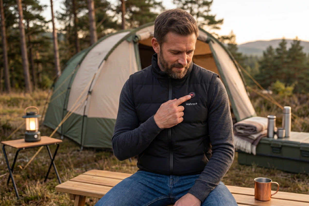 Infrarood verwarmde bodywarmer (m/v) - Wahrm - afbeelding 3