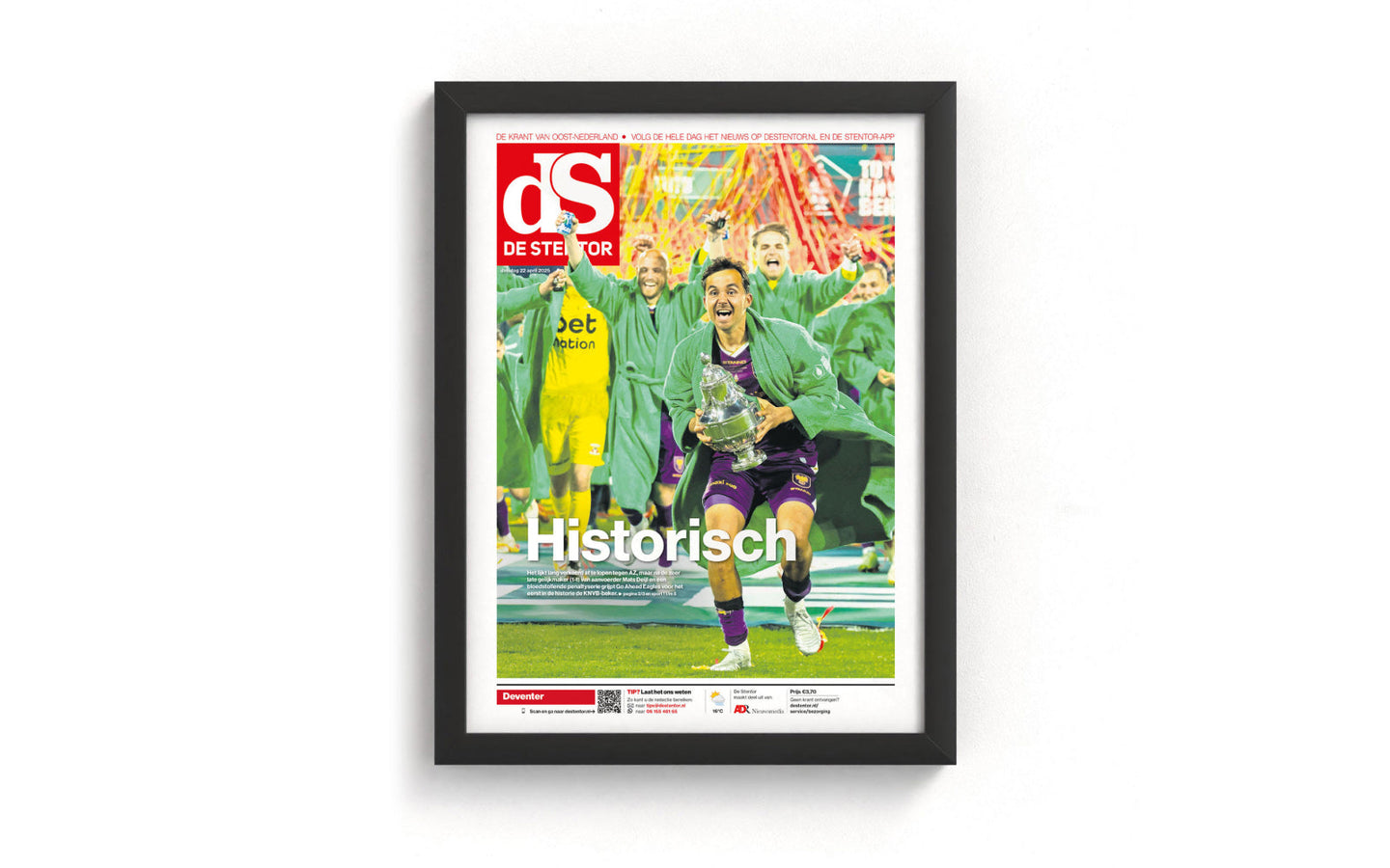 Voorpagina De Stentor - Go Ahead Eagles - afbeelding 2