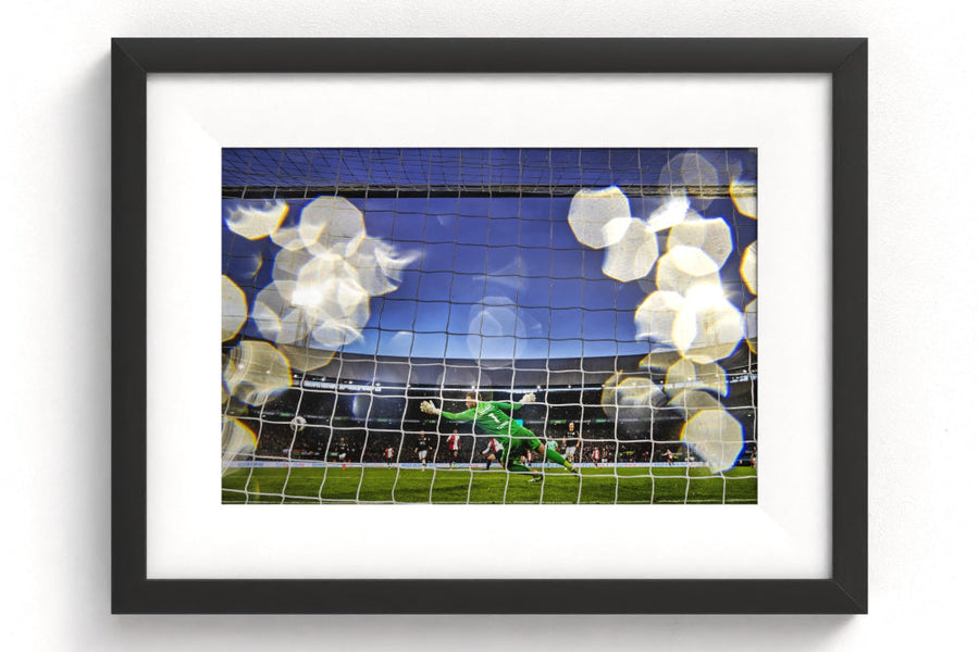 Sportfoto 'Bekerfinale Feyenoord-NEC' ingelijst - afbeelding 1